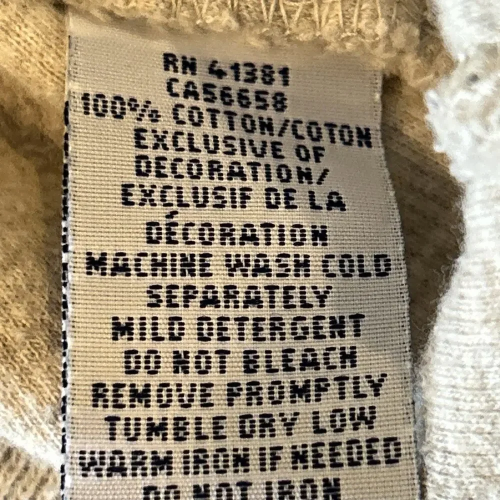 Polo Ralph Lauren Pullover Mens Small Tan Shawl Collar Cotton Sweater Sweatshirt